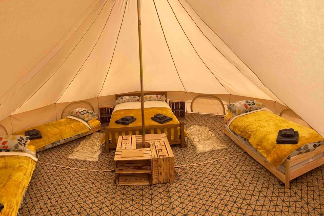 Roaches Retreat Family Glampsite, Rocky Reach Bell Tent With Outdoor Adventures And Campfire Nights