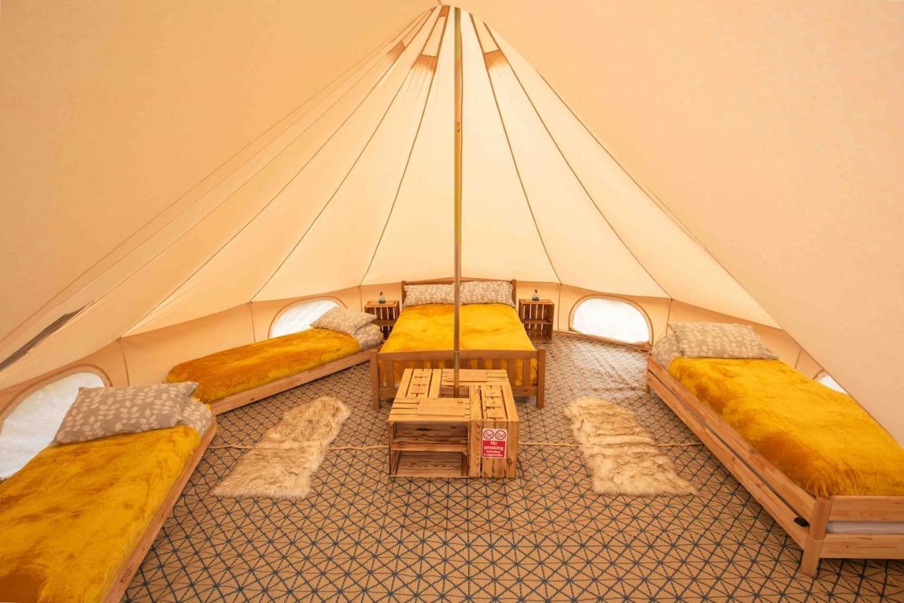 Roaches Retreat Family Glampsite, Rocky Reach Bell Tent With Outdoor Adventures And Campfire Nights Luxury tent