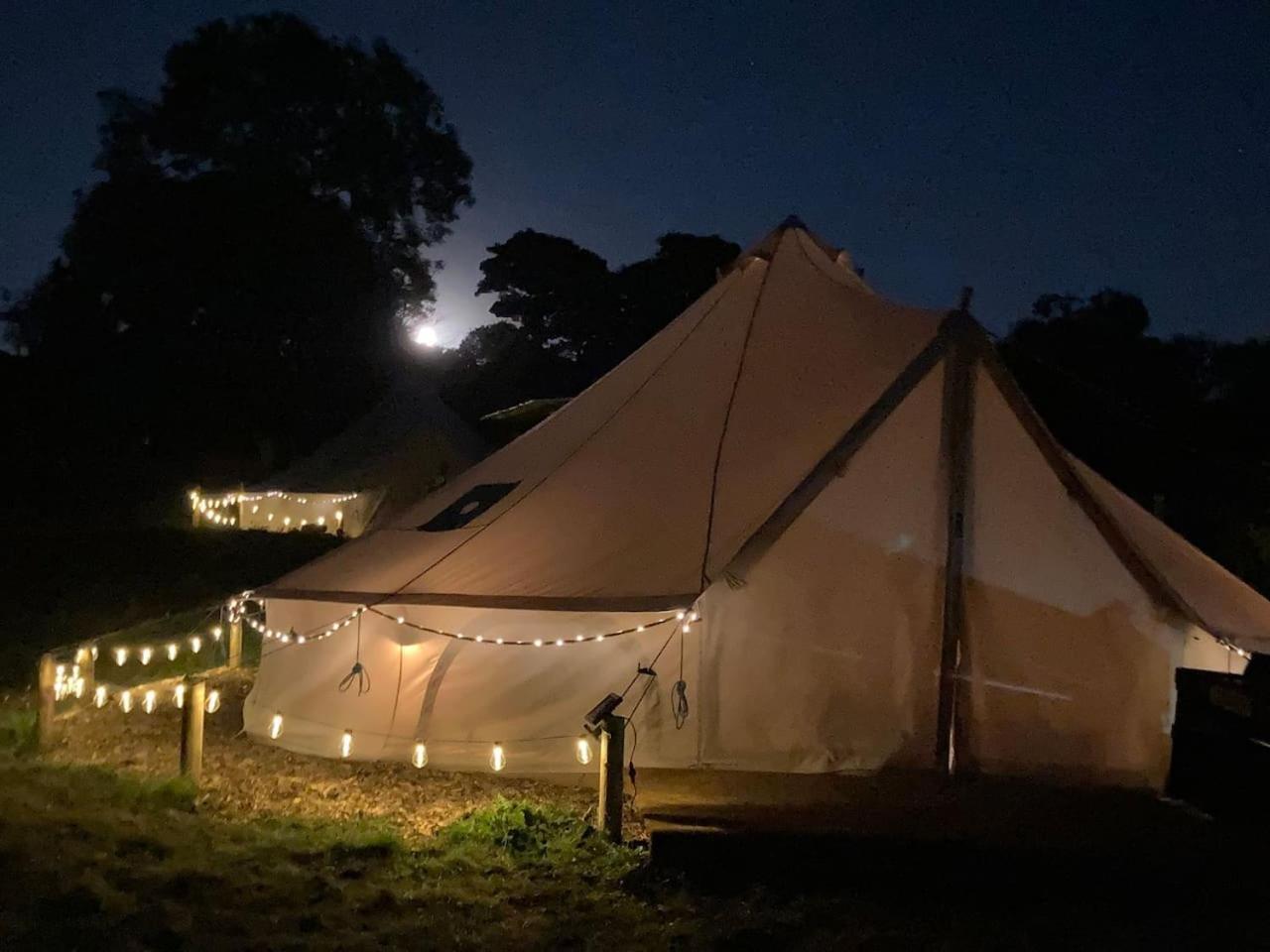 Roaches Retreat Family Glampsite, Rocky Reach Bell Tent With Outdoor Adventures And Campfire Nights