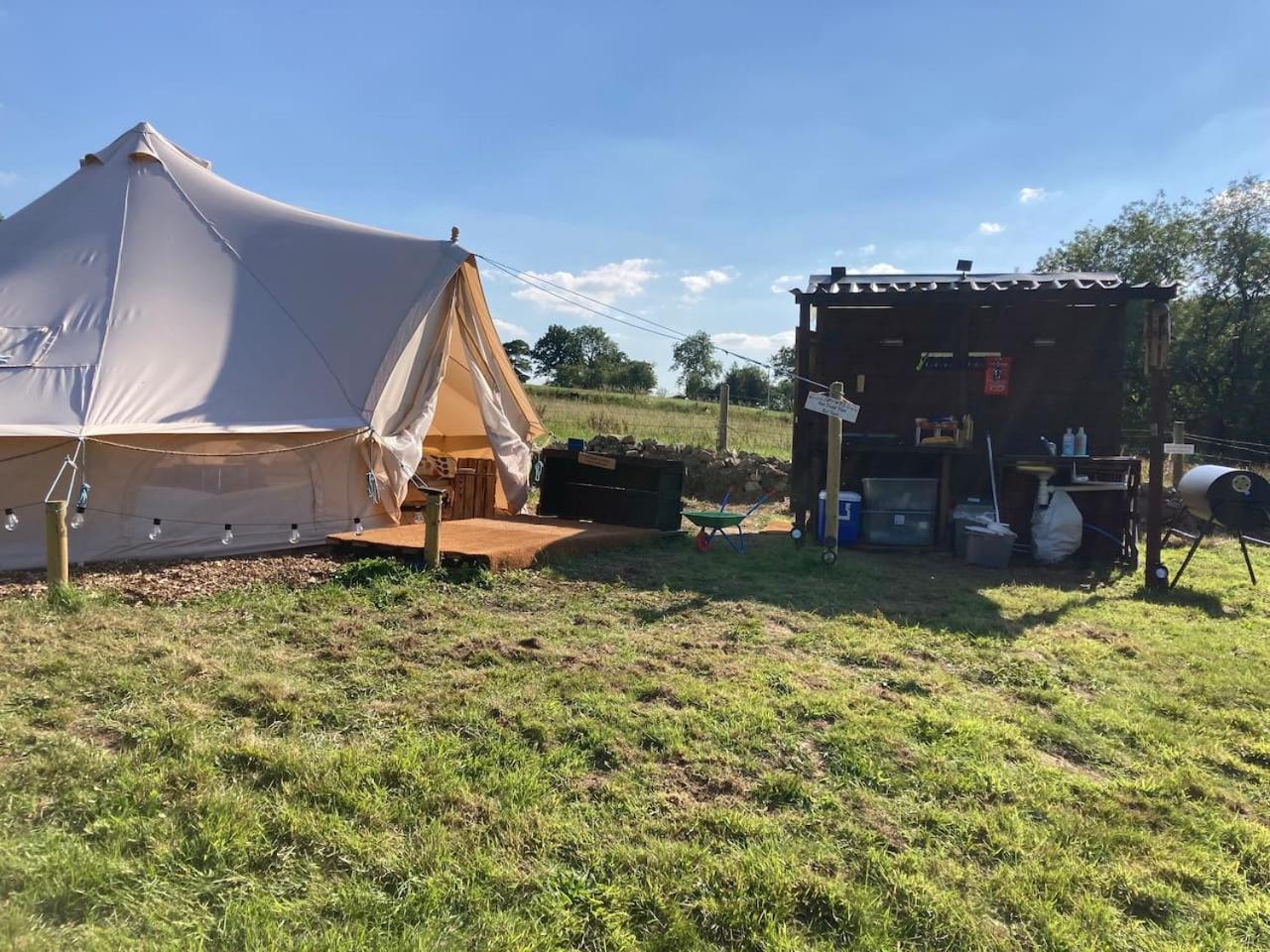 Roaches Retreat Family Glampsite, Rocky Reach Bell Tent With Outdoor Adventures And Campfire Nights *